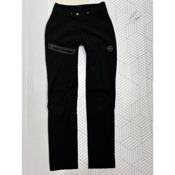 La Sportiva Italy Women's size XS Climbing Pants Black Hiking Ins 32 g - Picture 3 of 12